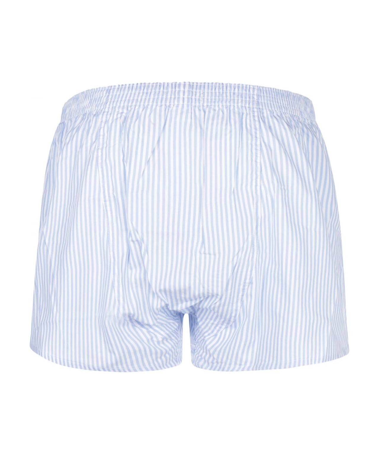 Boxershort katoen | Licht Blauw Streep Breed