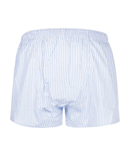 Boxershort katoen | Licht Blauw Streep Breed