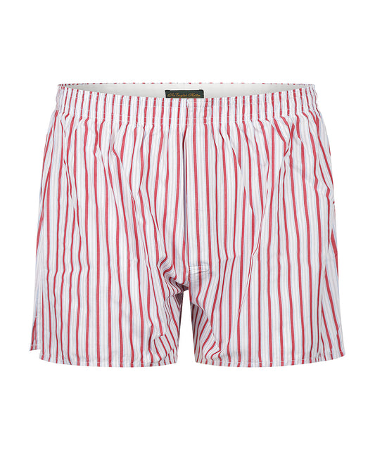 Katoenen Boxershort | rood Streep Breed