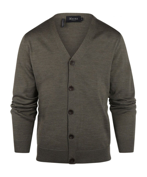 Maerz Klassiek Knoop Vest | Groen