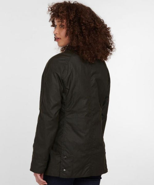 Barbour Classic Beadnell Wax Jacket Dames | Olive