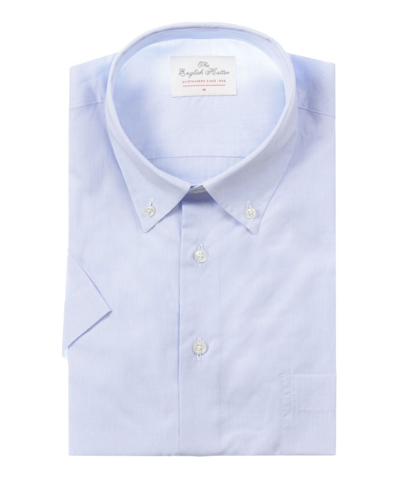 Shirt cotton short sleeves | Blue