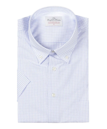 Shirt cotton short sleeves | Blue