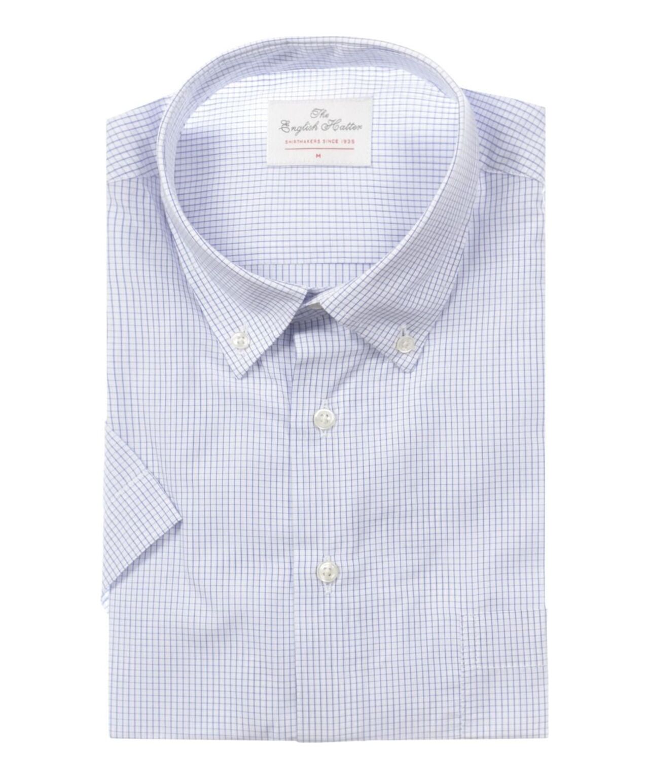 Shirt cotton short sleeves | Blue
