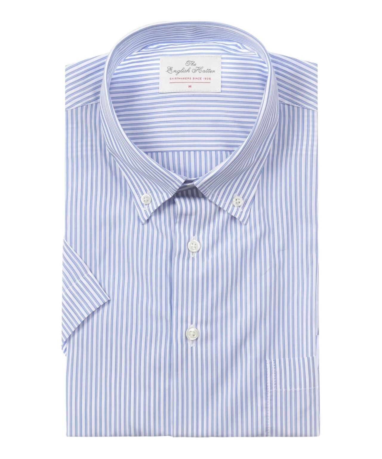Shirt cotton short sleeves | Blue