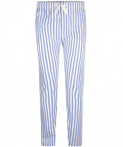 Lange Baumwollpyjamahose | Blau