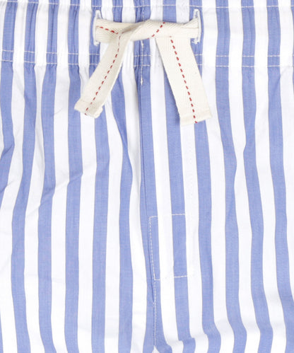 Lange Baumwollpyjamahose | Blau
