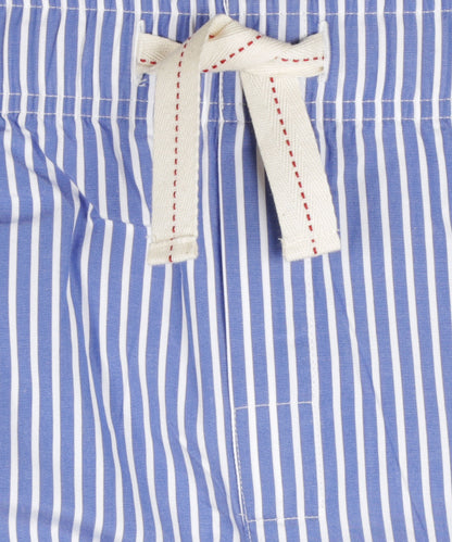 Lange Baumwollpyjamahose | Blau