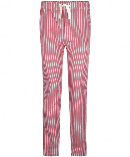 Pyjamabroek Katoen | Rood Streep Fijn