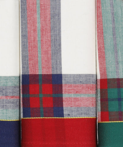 Zakdoek 3-Box | Tartan Multi