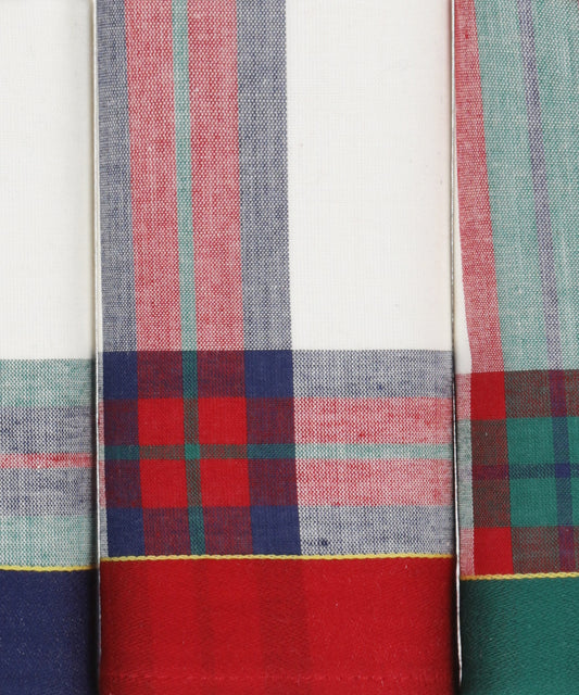 Zakdoek 3-Box | Tartan Multi