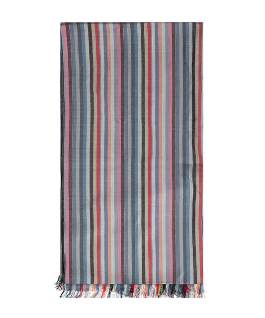 Streep sjaal | Beige Multi Streep