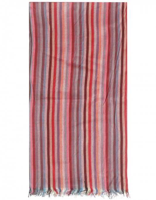 Streep sjaal | Roze Multi Streep