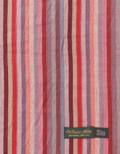 Striped Scarf | Red