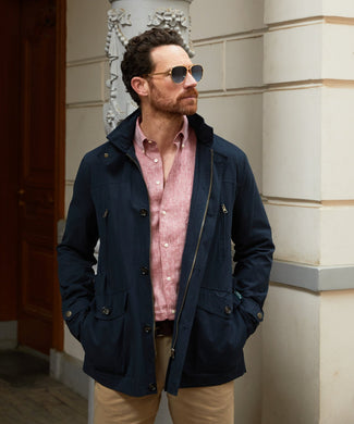 Halflange jas Renfield | Navy Blauw