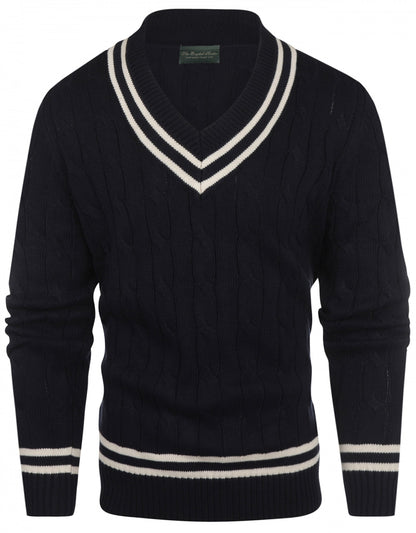 Cricket Pullover v-neck | Navy Blue