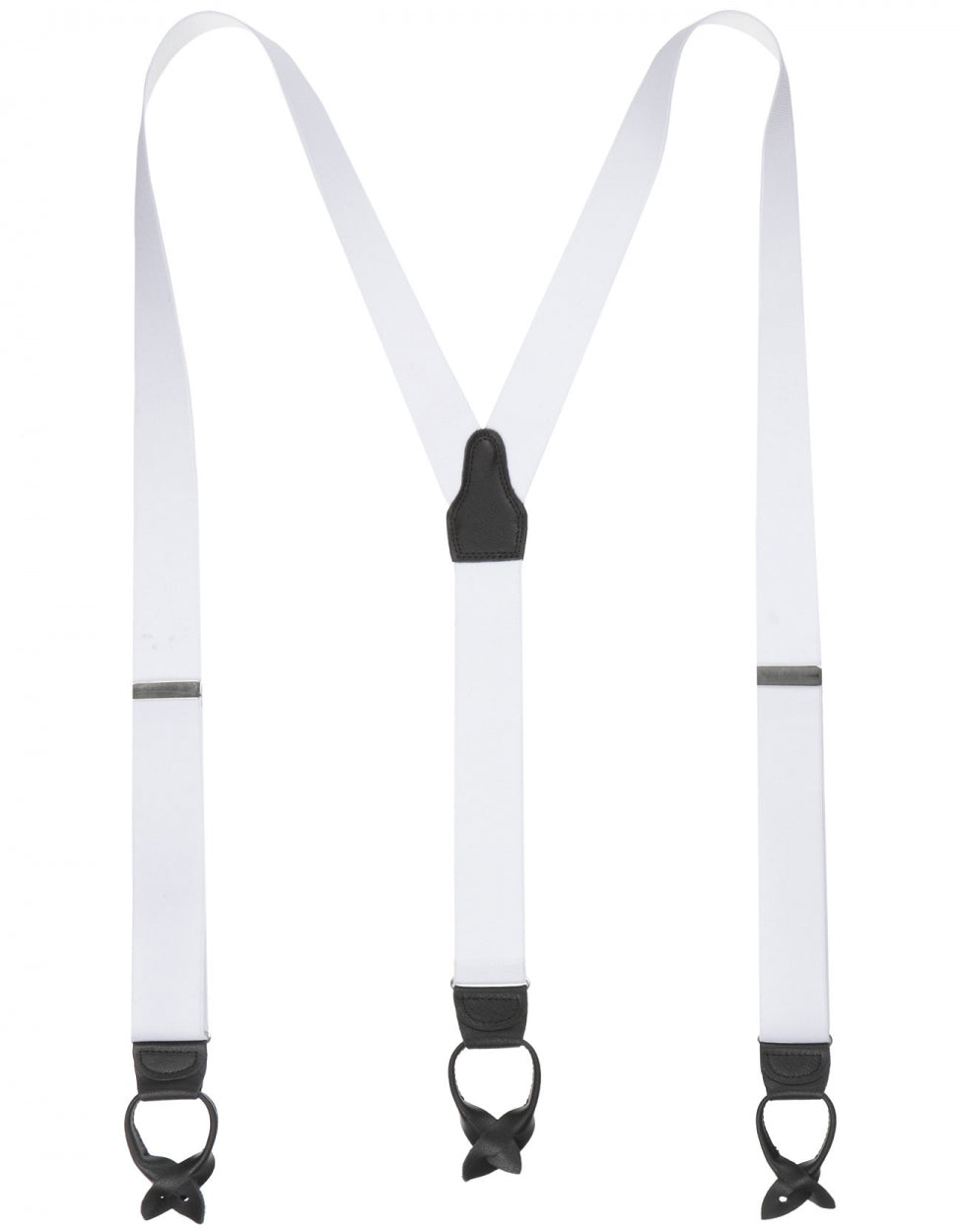 Braces with cuffs | White