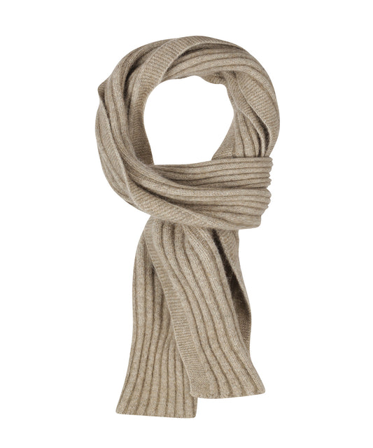 Rib Scarf 165X16 | Beige