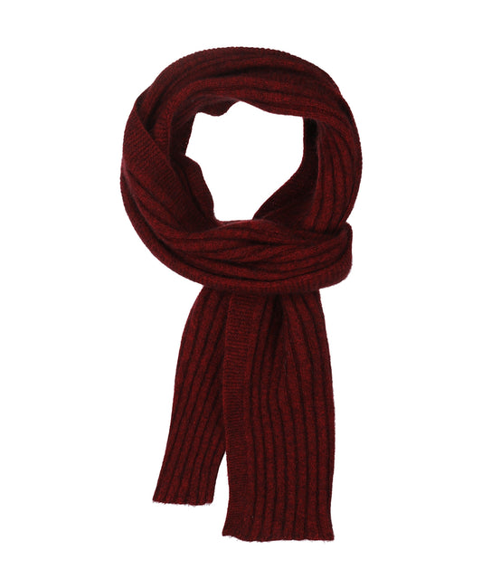 Rib Scarf 165X16 | Rood