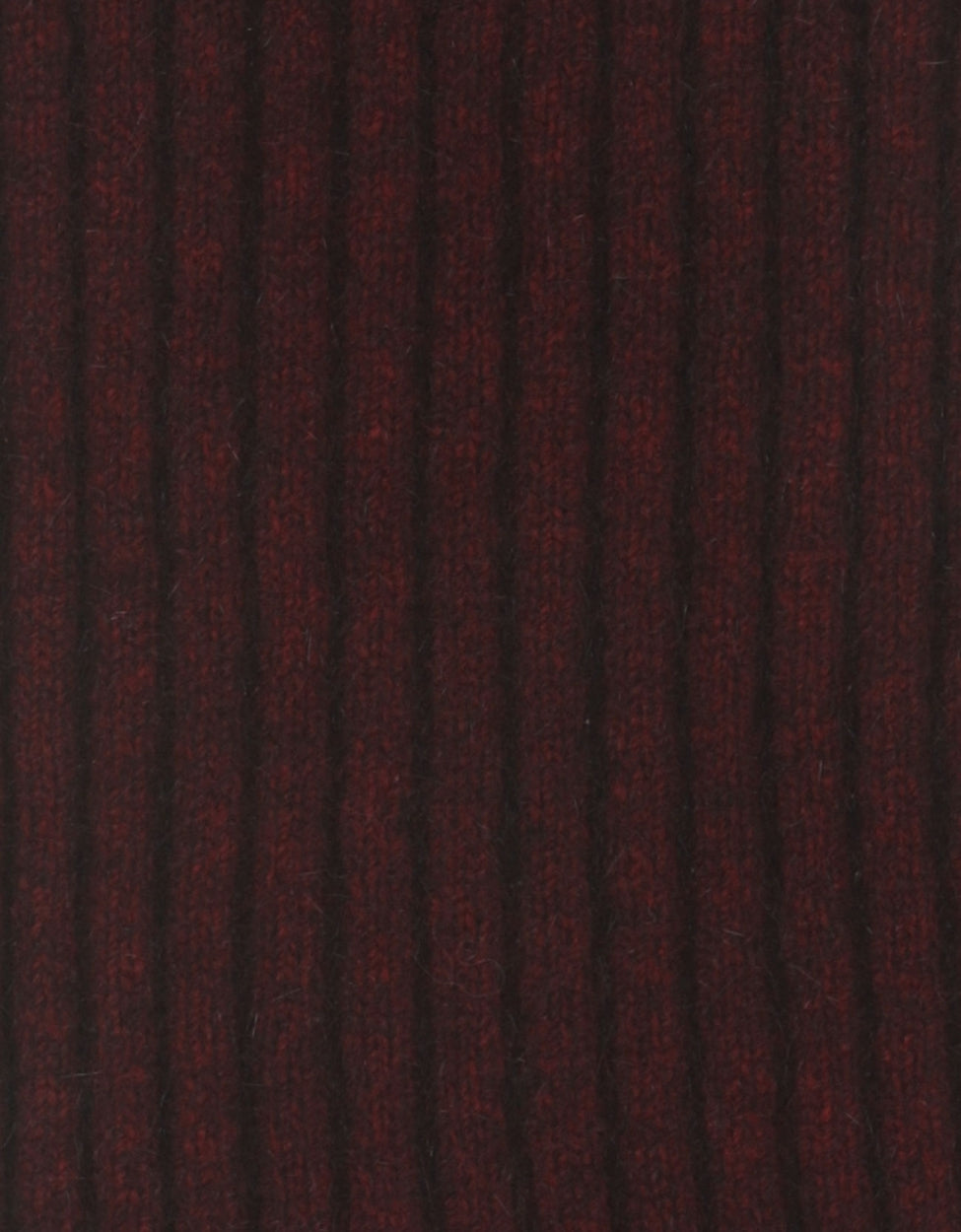 Gerippter Schal aus Merinowollmischung 165x16 | Bordeauxrot