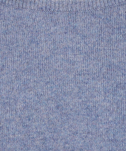 William Lockie Round Neck Lambswool *Sale* | Blue Lovat