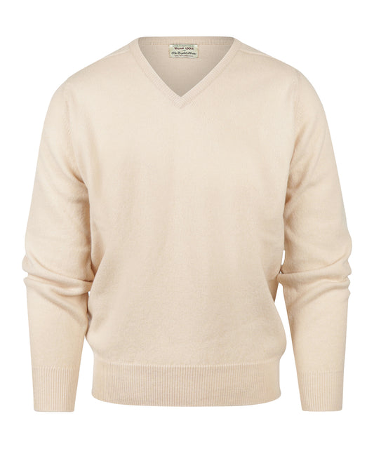 V-Hals Lamswol Promo | Beige