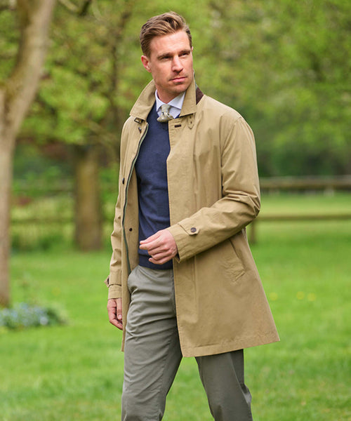 Lange jas Stirling | Bruin