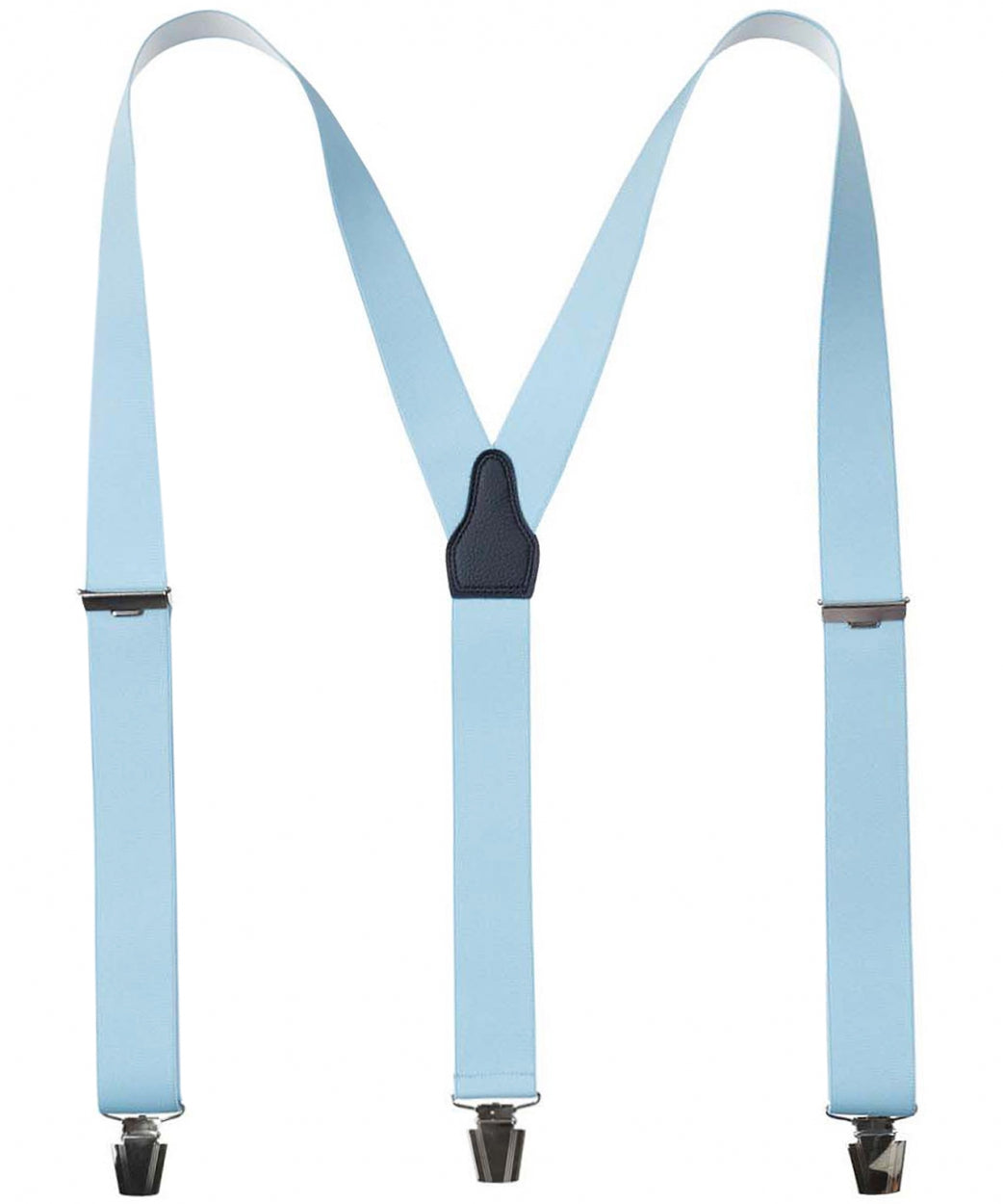 Elastische Hosenträger mit Clips | Blau