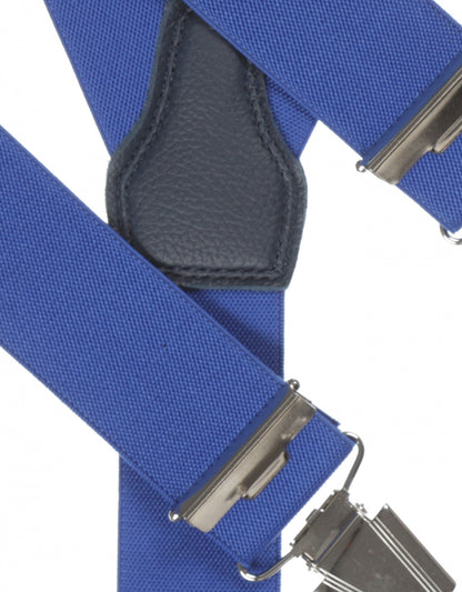 Elastische Hosenträger mit Clips | Blau