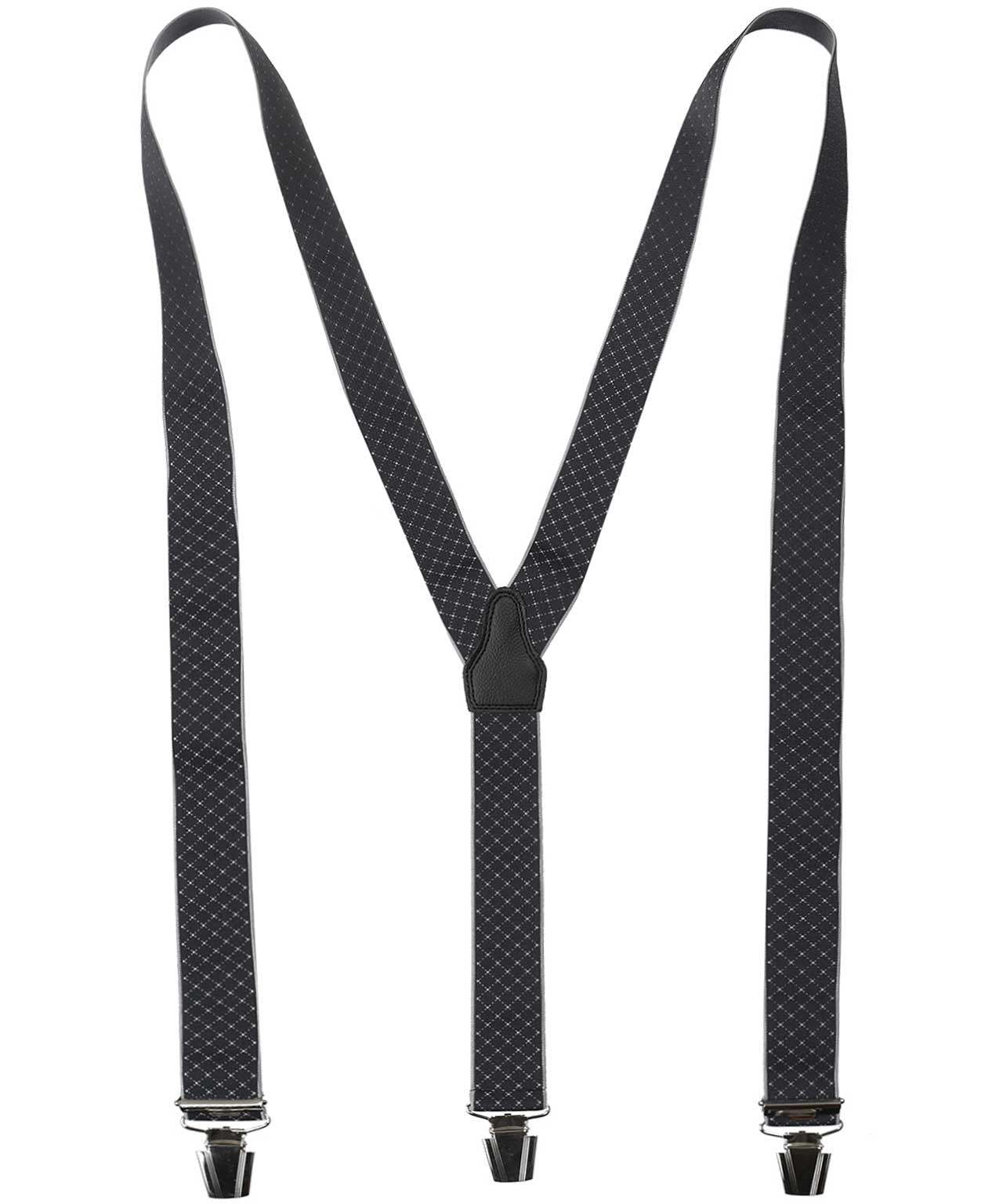 Designer-Hosenträger mit Clips | Schwarz