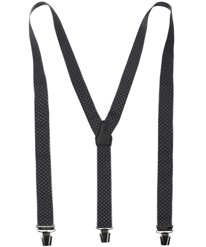 Designer-Hosenträger mit Clips | Schwarz
