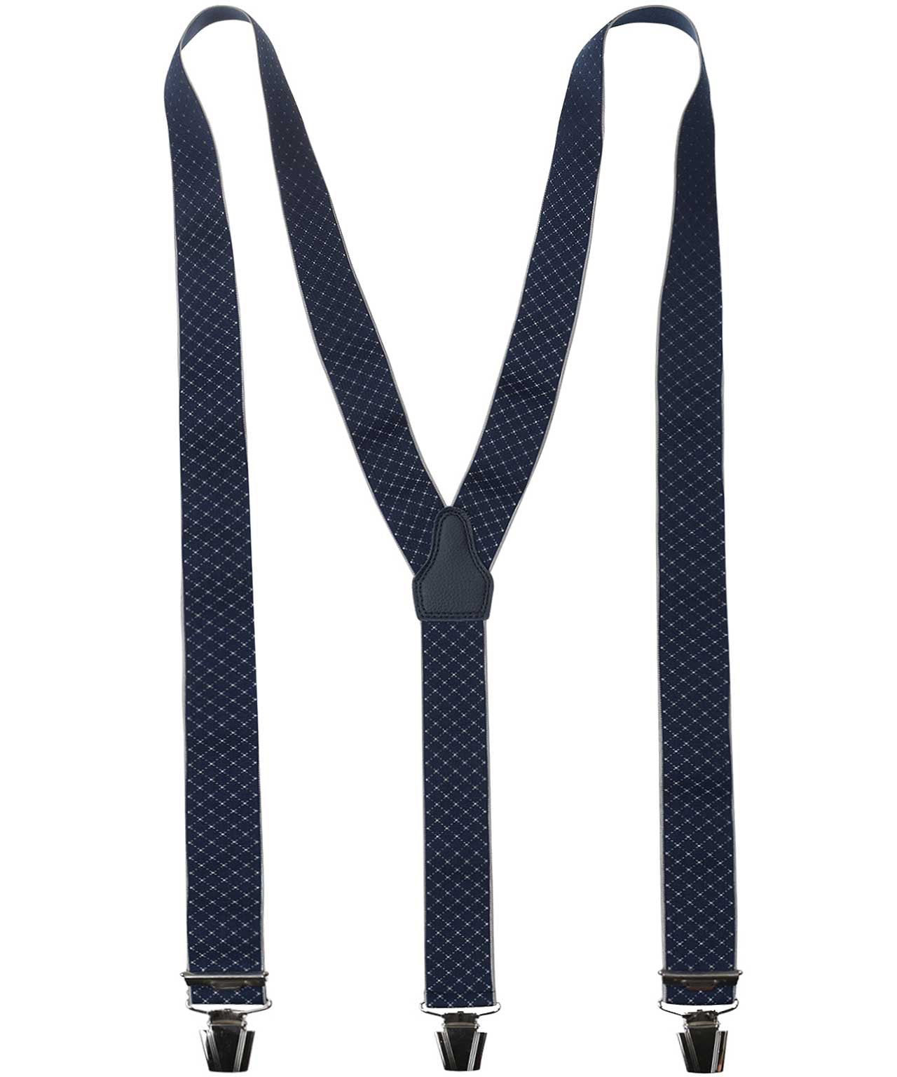 Designer-Hosenträger mit Clips | Blau