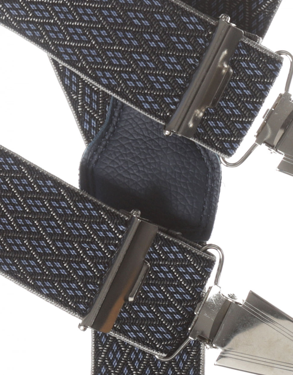 Designer-Hosenträger mit Clips | Blau