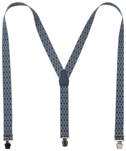 Designer-Hosenträger mit Clips | Blau