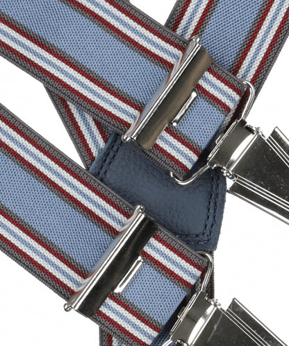 Designer-Hosenträger mit Clips | Blau