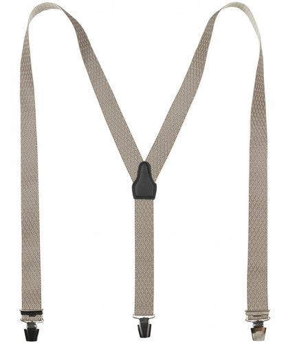 Design suspenders with clips | Brown