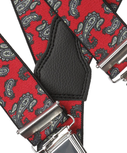 Bretels Clips Design | Rood Print