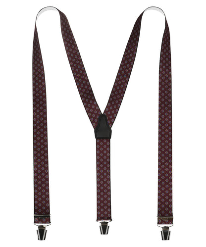 Designer-Hosenträger mit Clips | Rot