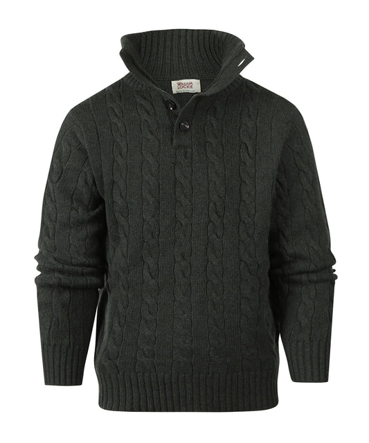 Polo Cashmere/Merino | Dark Green