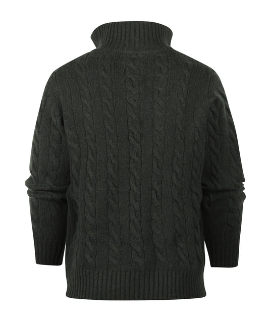 Polo Cashmere/Merino | Dark Green