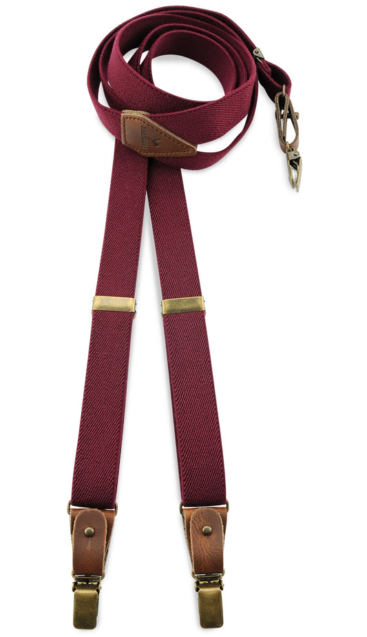 Bretel/Strik combi | Mr.Buck Burgundy