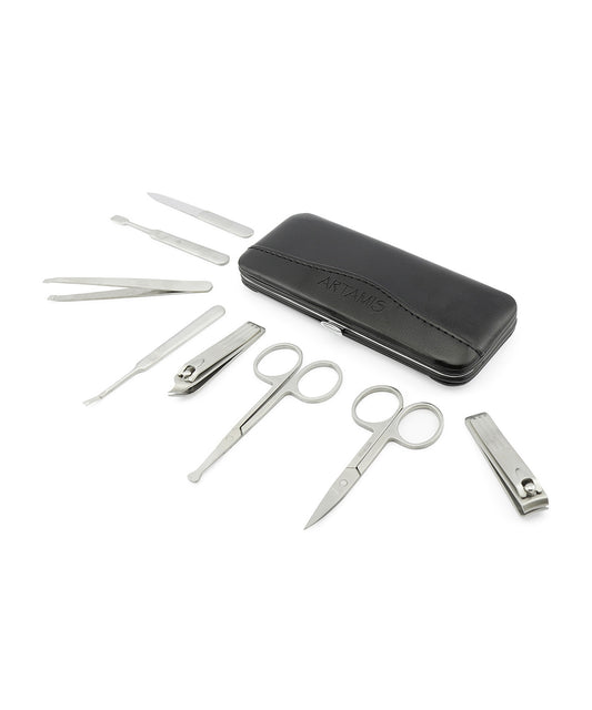 Manicure Set 8pc | Zwart