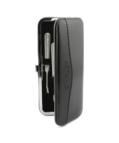 Maniküre-Set im Etui | Schwarz