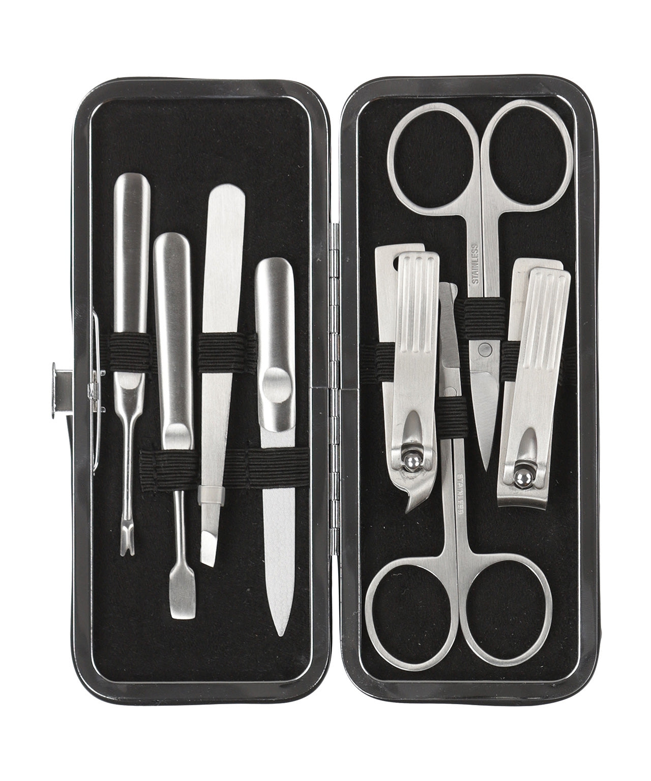 Maniküre-Set im Etui | Schwarz