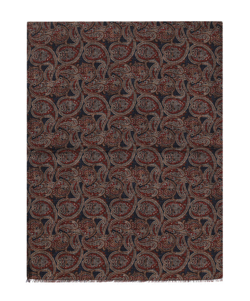 Dunne wollen sjaal | Blauw