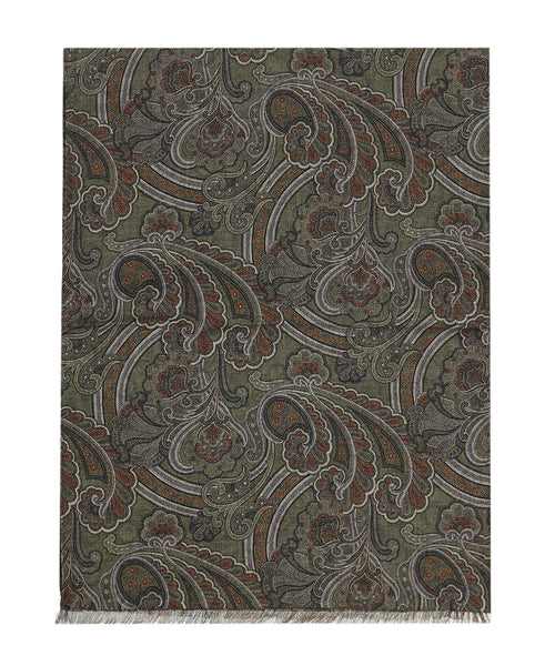 Dunne wollen sjaal | Groen