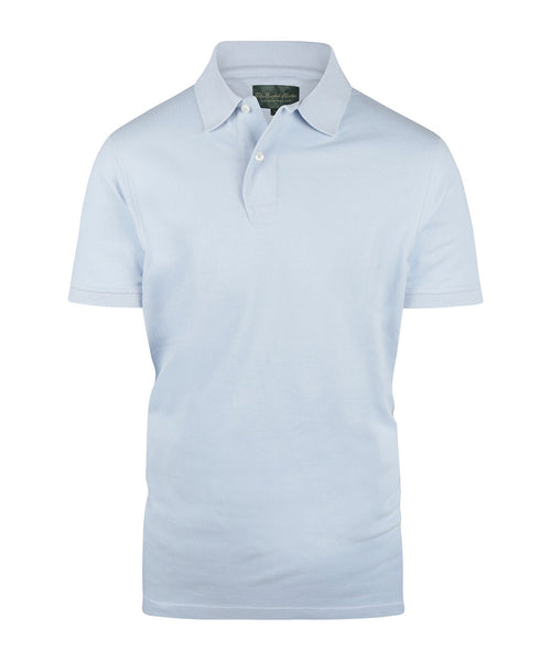 Polo piqué korte mouw | Blauw