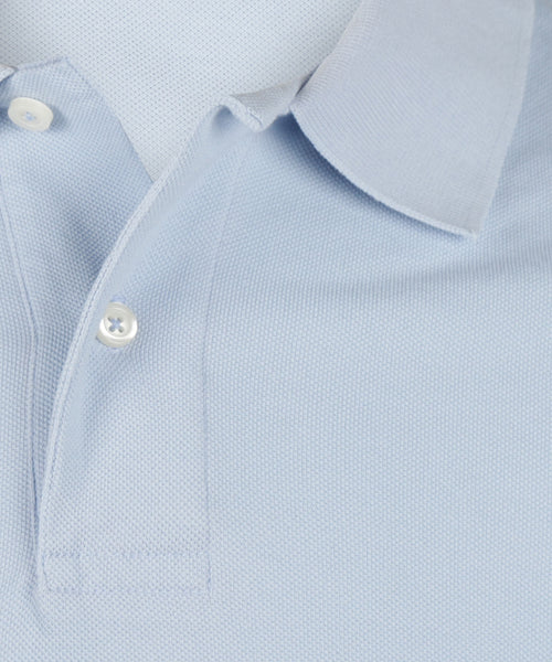Polo piqué korte mouw | Blauw