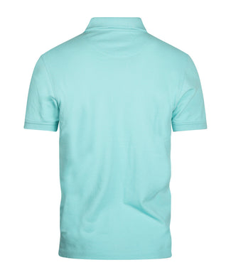 Polo piqué korte mouw | Blauw