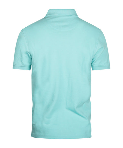 Polo piqué korte mouw | Blauw